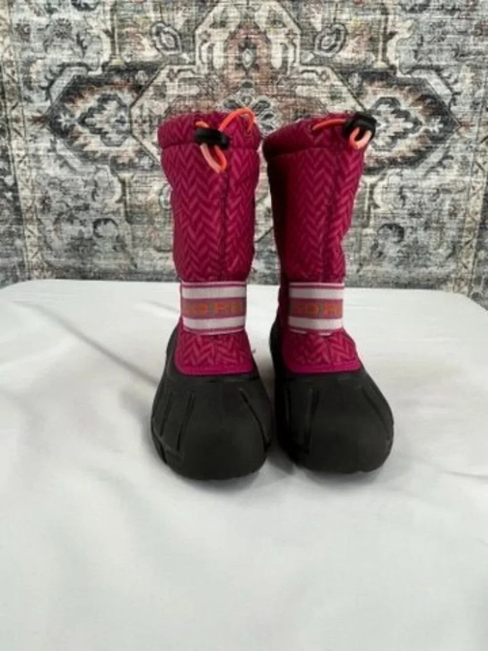Sorel Flurry Girls Winter Weather Resistant Snow Boot Insulated  Size 2